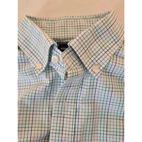 Vineyard Vines Womens Slim Fit Murray Check Button Down Shirt Multicolor Small - Picture 5 of 12
